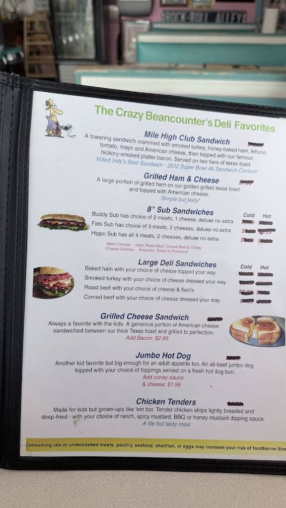 Rock-Cola 50's Cafe Menu 2